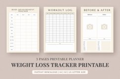 Weight Loss Business Tracker | A4 And A5 | US Letter Size Product Image 1