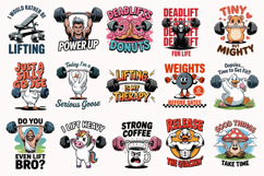Weightlifting Sublimation , Weightlifting Sublimation Bundle Product Image 2