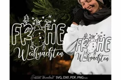 Download this Frohe Weihnachten SVG today for a Good Price. These German Christmas files are compatible with Cricut, Glowforge and Silhouette Cutting Machines.