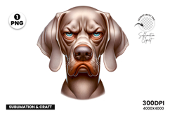 weimaraner clipart, weimaraner png, dog clipart, dog png, sublimation design, aggressive dog art, pet clipart, animal png, dog lover gift, printable clipart