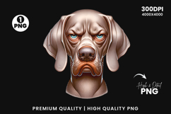 weimaraner clipart, weimaraner png, dog clipart, dog png, sublimation design, aggressive dog art, pet clipart, animal png, dog lover gift, printable clipart