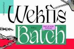 Wekfis Batch - Display Serif Typeface Product Image 1