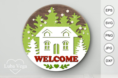 BUNDLE MERRY CHRISTMAS HANGER / Merry Christmas Door Hanger Product Image 6