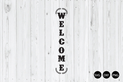 Vertical Welcome Signs SVG, Welcome SVG, Porch Signs SVG Product Image 1