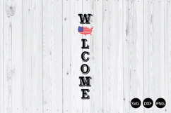 Welcome SVG, 4th Of July Porch Sign SVG, 4th Of July SVG Product Image 1