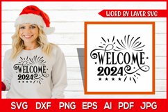 happy new year svg design, new year svg 2024 Product Image 1