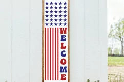 Welcome Porch Sign SVG Design, United States SVG, USA SVG Product Image 5
