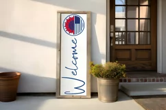 Welcome SVG, 4th Of July Porch Sign SVG Design Product Image 3