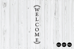 Vertical Welcome Signs SVG, Welcome SVG, Porch Signs SVG Product Image 1