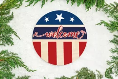 Welcome SVG Design,Land of Liberty SVG,American Pride SVG Product Image 2