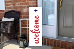 Welcome SVG, 4th Of July Porch Sign SVG Design Product Image 3