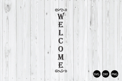 Vertical Welcome Signs SVG, Welcome SVG, Porch Signs SVG Product Image 1