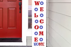 Welcome home Porch Sign SVG,Fourth Of July Decor,USA SVG Product Image 5