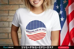 Welcome 4th Of July SVG, 4th Of July SVG Design Product Image 1
