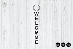 Vertical Welcome Signs SVG, Welcome SVG, Porch Signs SVG Product Image 1
