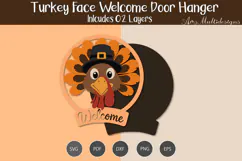 Turkey face welcome sign Product Image 3