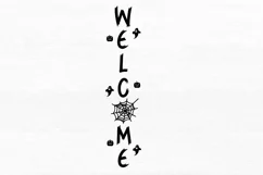 Welcome SVG, Halloween Porch Sign SVG Design Product Image 2
