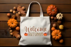 Welcome autumn SVG, Harvest Season SVG, Autumn Floral SVG Product Image 3