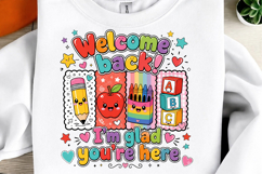 Back to School Sublimation Design,Teacher Typography PNG Product Image 8