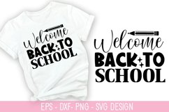 welcome back to school - Teacher SVG Design Product Image 1