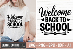Welcome Back To School SVG File | Back to School SVG Product Image 1