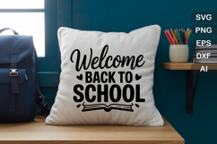 Welcome Back To School SVG File | Back to School SVG Product Image 2