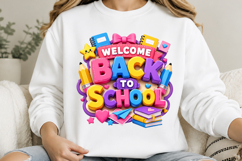 Welcome Back To School PNG Product Image 1