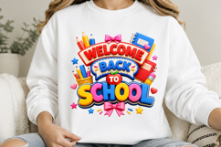 Welcome Back To School PNG Product Image 1