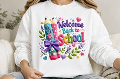 Welcome Back To School PNG Product Image 1