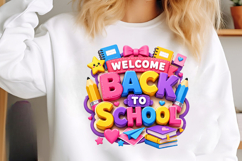 Welcome Back To School PNG Product Image 2
