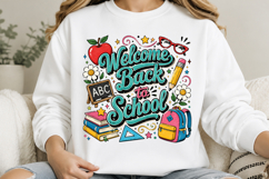 Welcome Back To School PNG Product Image 3