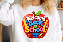 Welcome Back To School PNG Product Image 2