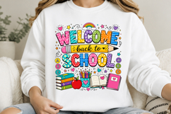 Welcome Back To School PNG Product Image 3