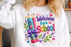 Welcome Back To School PNG Product Image 2