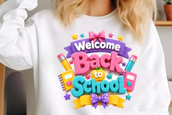 Welcome Back To School PNG Product Image 2