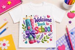 Welcome Back To School PNG Product Image 3