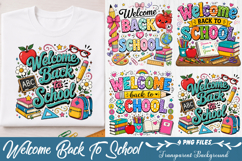 Welcome Back To School PNG Product Image 1