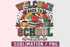 Welcome Back to School Png Product Image 1