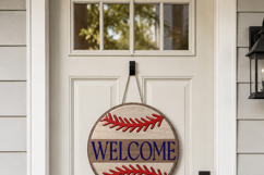 Baseball Welcome Sign SVG | Softball Door Hanger Laser File Product Image 2
