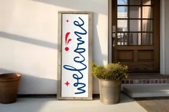 Welcome SVG, 4th Of July Porch Sign SVG Design Product Image 3