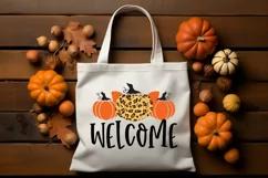 Welcome SVG, Autumn Quote SVG, Pumpkin Spice SVG Product Image 3