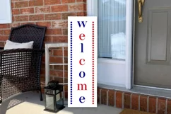 Welcome SVG, 4th Of July Porch Sign SVG Design Product Image 3