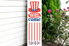 Welcome Porch Sign SVG,vinyl decal SVG,Welcome script SVG Product Image 4