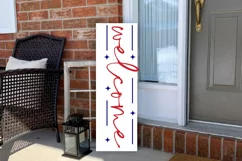 Welcome SVG, 4th Of July Porch Sign SVG Design Product Image 3