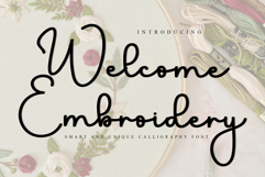 Welcome Embroidery Product Image 1
