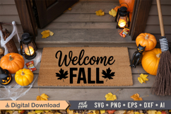 Welcome Fall SVG | Fall Doormat SVG | Autumn Doormat SVG Product Image 3