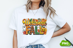 Welcome Fall PNG | Fall Sublimation | Fall PNG | Autumn PNG Product Image 3