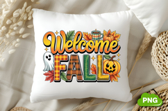 Welcome Fall PNG | Fall Sublimation | Fall PNG | Autumn PNG Product Image 4