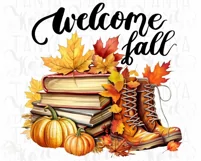 Welcome Fall Png Quote, Instant Downloads for Sublimation Product Image 9