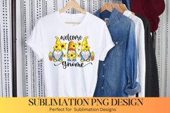welcome gnome - Sunflower Sublimation Design Product Image 1